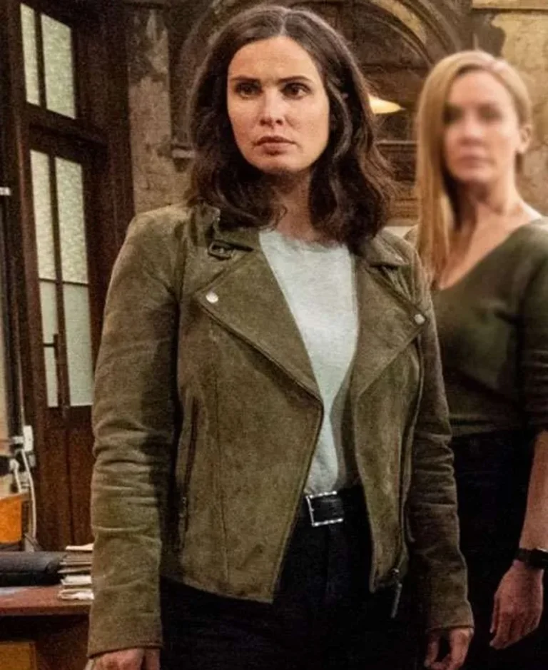 Jamie Kellett FBI International S02 Suede Leather Jacket | Trendy Leather Jackets