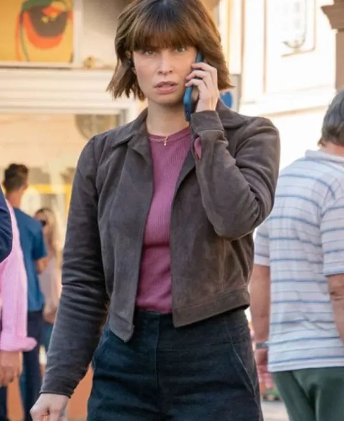Jamie Kellett FBI International Suede Leather Jacket | Trendy Leather Jackets