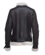 Jayne's Brown B3 Bomber Shearling Aviator Jacket | Trendy Leather Jackets