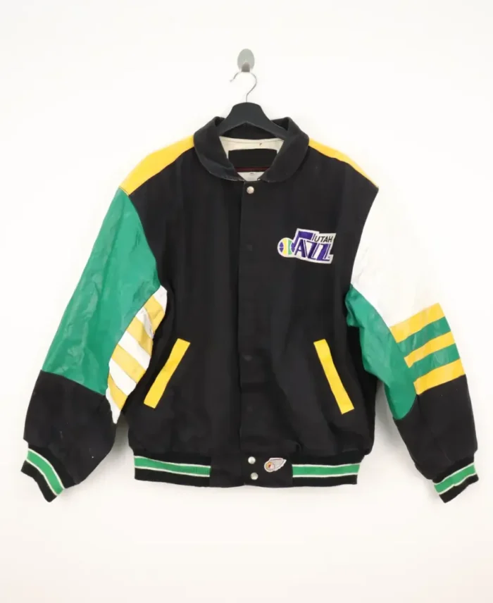 Jeff Hamilton NBA Utah Jazz Leather Jacket | Trendy Leather Jackets