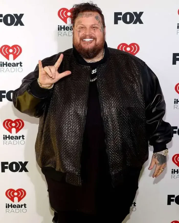 Jelly Roll iHeartRadio Music Awards 2024 Black Jacket | Trendy Leather Jackets