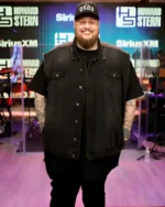 Jelly Roll Visits SiriusXM Black Vest | Trendy Leather Jackets