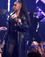 Jennifer Hudson iHeartRadio Music Awards Leather Coat | Trendy Leather Jackets