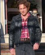 Jeremy Allen White Deliver Me from Nowhere Black Leather Jacket | Trendy Leather Jackets