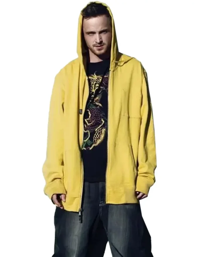 Jesse Pinkman Breaking bad Yellow Hoodie | Trendy Leather Jackets