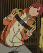 Jin Enjoji Dandadan 2024 Orange Bomber Jacket | Trendy Leather Jackets
