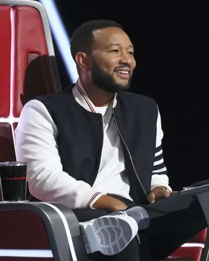 John Legend The Voice S19 Bomber Jacket | Trendy Leather Jackets