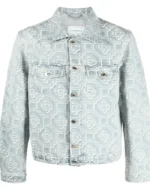 John Legend The Voice S25 Jacquard Denim Jacket | Trendy Leather Jackets
