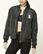 Johnny Depp Cry Baby Women Satin Bomber Jacket | Trendy Leather Jackets