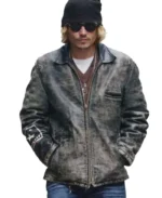 Johnny Depp Distressed Brown Leather Jacket | Trendy Leather Jackets