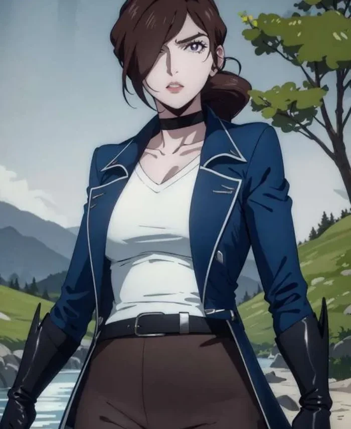 Julia Belmont Castlevania Nocturne Blue Costume Coat | Trendy Leather Jackets