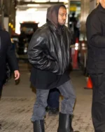 Kanye West Balenciaga Leather Jacket