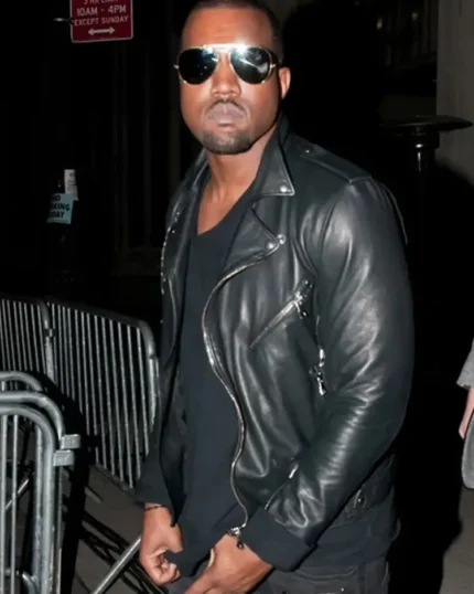 Kanye West Biker Leather Jacket | Trendy Leather Jackets