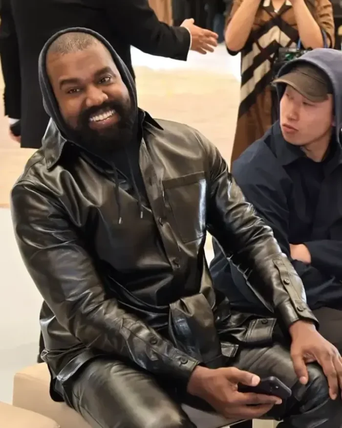 Kanye West Black Leather Shaket | Trendy Leather Jackets