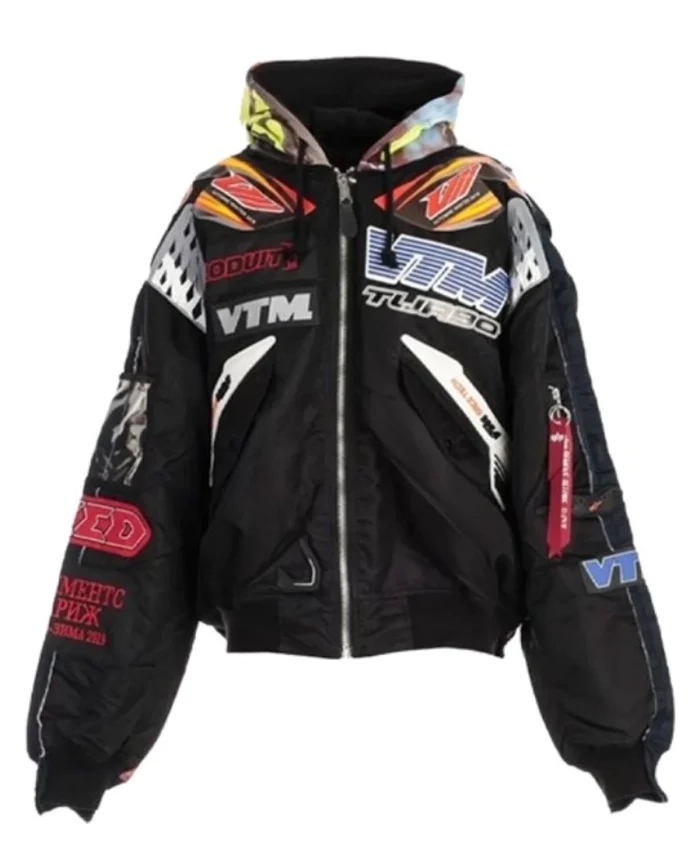 Kanye West Racing Bomber Jacket | Trendy Leather Jackets