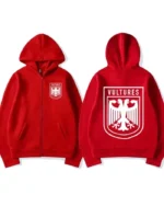 Kanye West Vultures Logo Zipper Hoodie | Trendy Leather Jackets