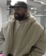 Kanye West Yeezy Pixar Bomber Beige Cotton Hooded Jacket | Trendy Leather Jackets