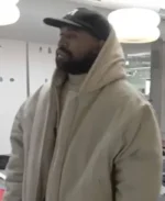 Kanye West Yeezy Pixar Bomber Beige Cotton Hooded Jacket | Trendy Leather Jackets