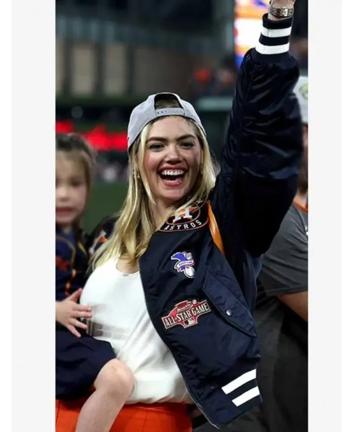 Kate Upton Astros Victory Parade Jacket | Trendy Leather Jackets