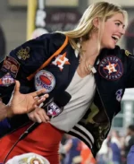 Kate Upton Astros Victory Parade Jacket | Trendy Leather Jackets