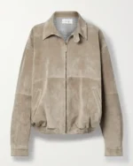 Kendall Jenner Suede Bomber Jacket