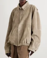 Kendall Jenner Suede Bomber Jacket