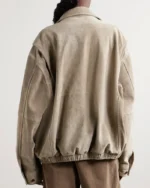 Kendall Jenner Suede Bomber Jacket