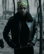 Kendrick Lamar All The Stars Black Leather Jacket | Trendy Leather Jackets