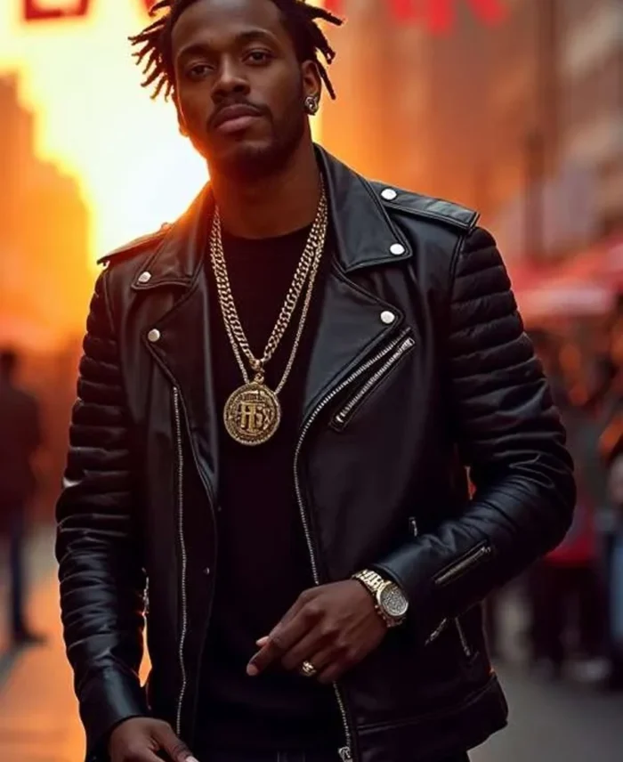 Kendrick Lamar Black Biker Leather Jacket | Trendy Leather Jackets