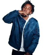 Kendrick Lamar Blue Bomber Jacket | Trendy Leather Jackets