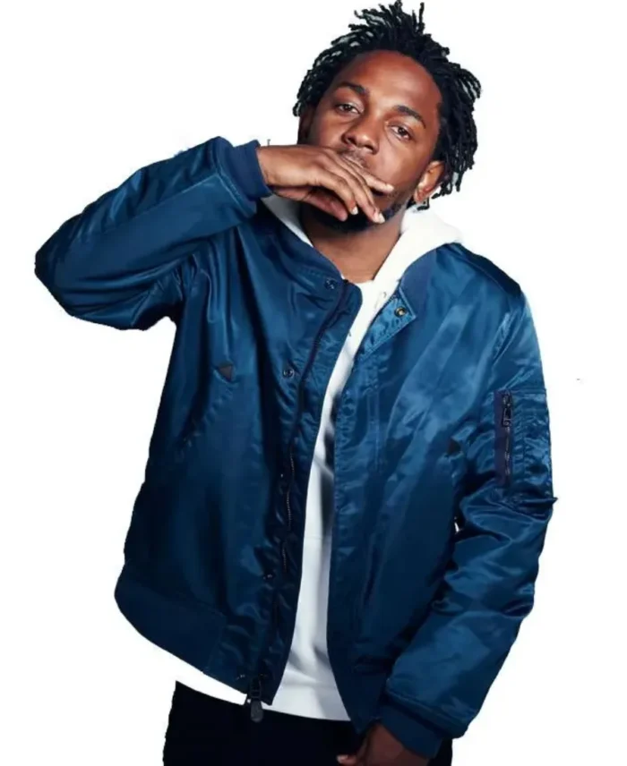 Kendrick Lamar Blue Bomber Jacket | Trendy Leather Jackets