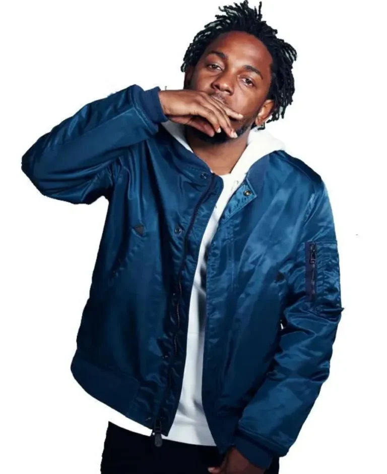 Kendrick Lamar Blue Bomber Jacket | Trendy Leather Jackets