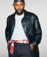 Kendrick Lamar Met Gala Black Leather Jacket | Trendy Leather Jackets