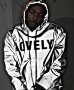 Kendrick Lamar Silver Lovely Hoodie | Trendy Leather Jackets