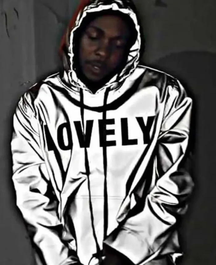 Kendrick Lamar Silver Lovely Hoodie | Trendy Leather Jackets