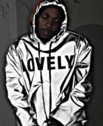 Kendrick Lamar Silver Lovely Hoodie | Trendy Leather Jackets