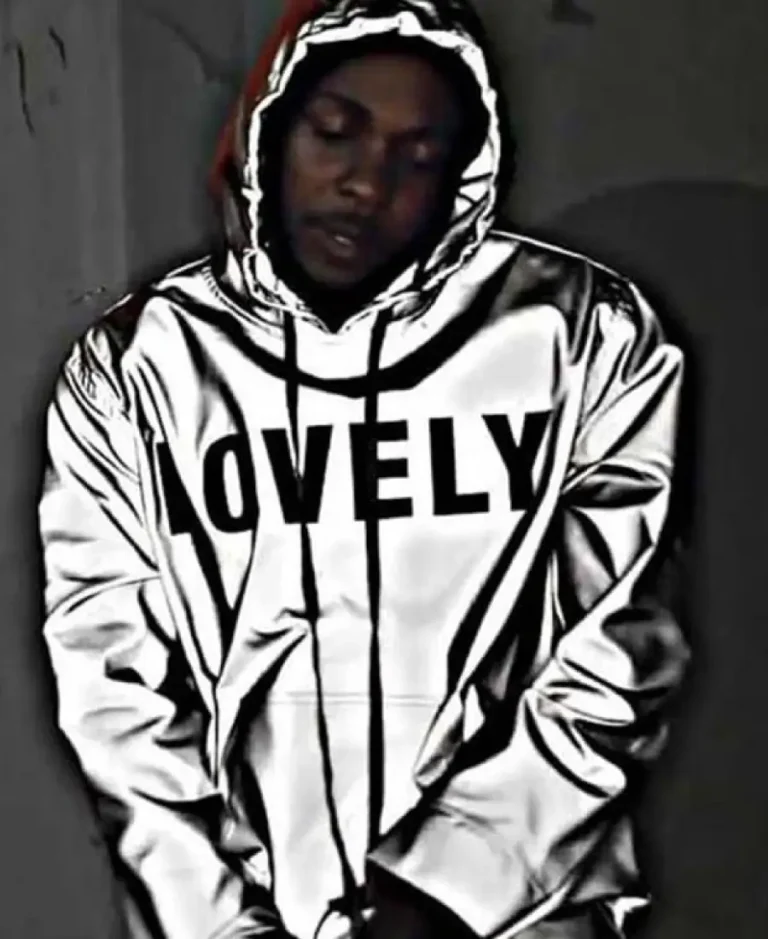Kendrick Lamar Silver Lovely Hoodie | Trendy Leather Jackets