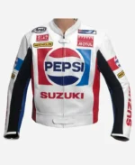 Kevin Schwantz Pepsi Suzuki Leather Jacket | Trendy Leather Jackets