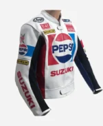 Kevin Schwantz Pepsi Suzuki Leather Jacket | Trendy Leather Jackets