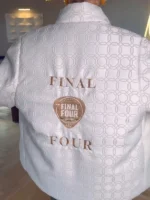 Kristin Juszczyk Caitlin Clark Jacket | Trendy Leather Jackets