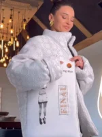 Kristin Juszczyk Caitlin Clark Jacket | Trendy Leather Jackets