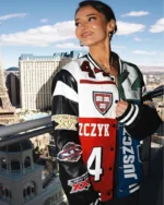 Kristin Juszczyk Super Bowl LVIII 49ers Bomber Jacket