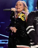Lauren Alaina CMA Fest 2024 Sequin Jacket | Trendy Leather Jackets