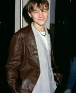 Leonardo DiCaprio Movie Event Brown Leather Blazer | Trendy Leather Jackets