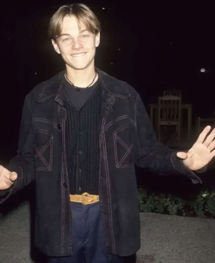 Leonardo DiCaprio Suede Leather Jacket | Trendy Leather Jackets