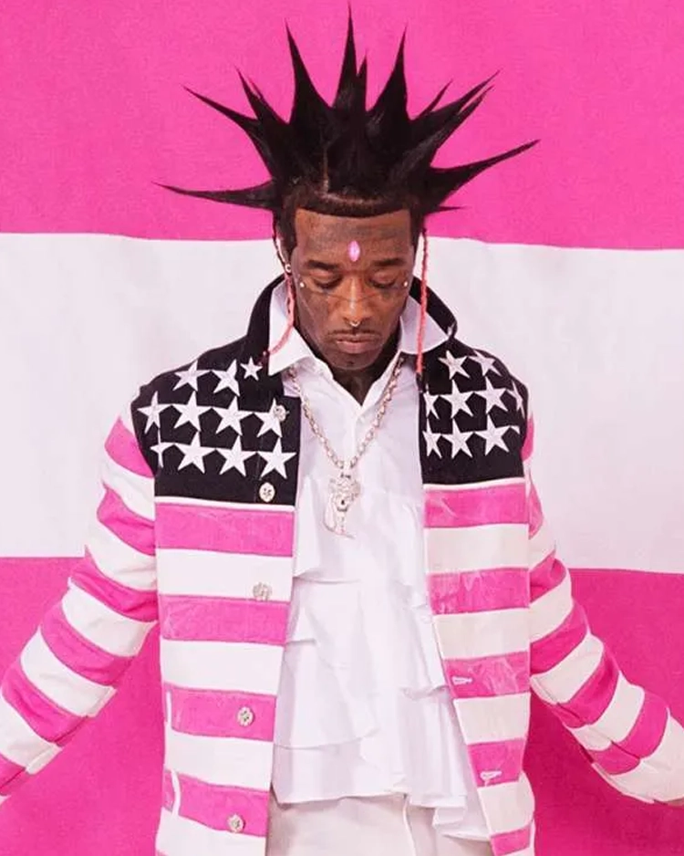 Lil Uzi Vert American Flag Jacket | Trendy Leather Jackets