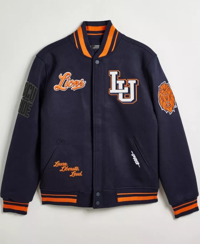 Lincoln University UO Exclusive Varsity Jacket | Trendy Leather Jackets