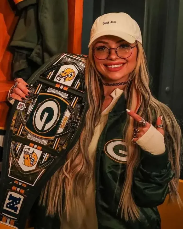 Liv Morgan Green Bay Packers Jacket | Trendy Leather Jackets