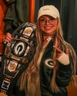 Liv Morgan Green Bay Packers Jacket | Trendy Leather Jackets