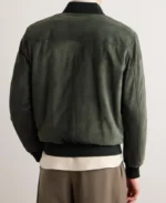 Loro Piana Ivy Padded Suede Bomber Jacket | Trendy Leather Jackets